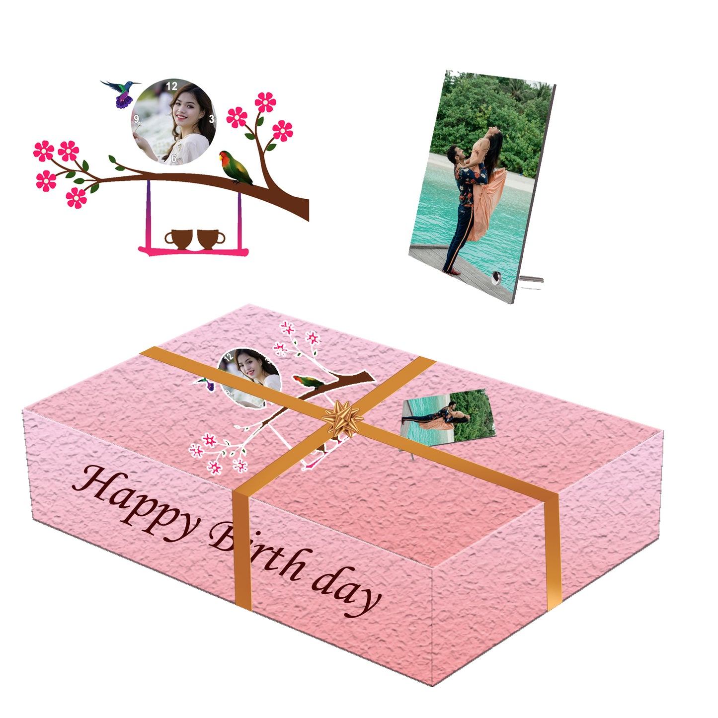 Customized Wall Clock Gift box