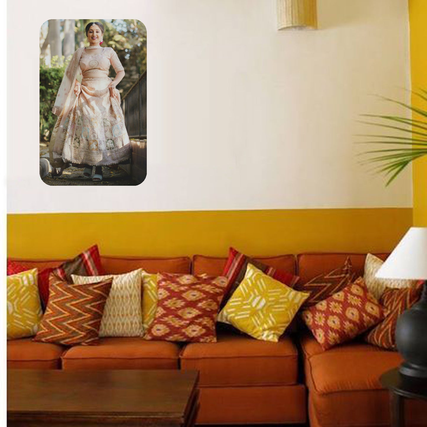 Acrylic frame less wall Photos